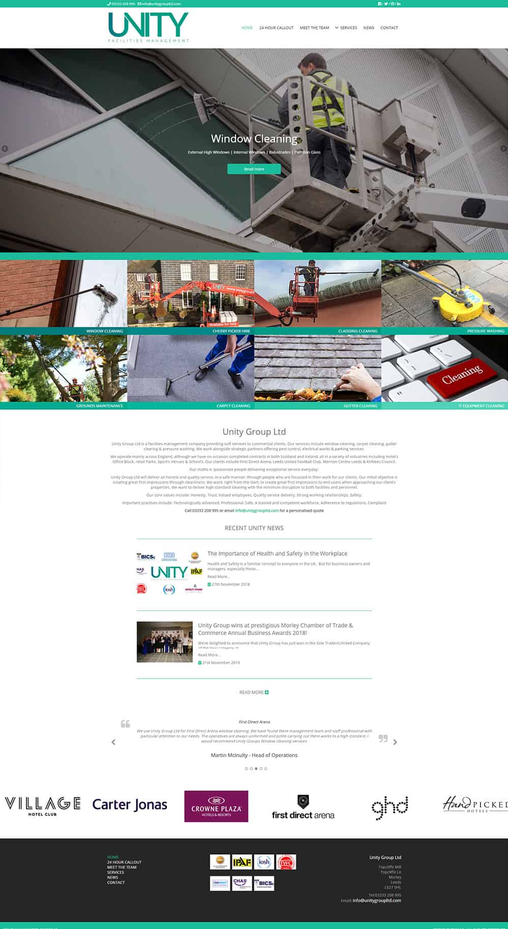 Preview of design for Unity Group Ltd